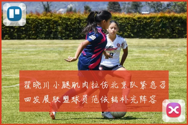 翟晓川小腿肌肉拉伤北京队紧急召回发展联盟球员范依铭补充阵容