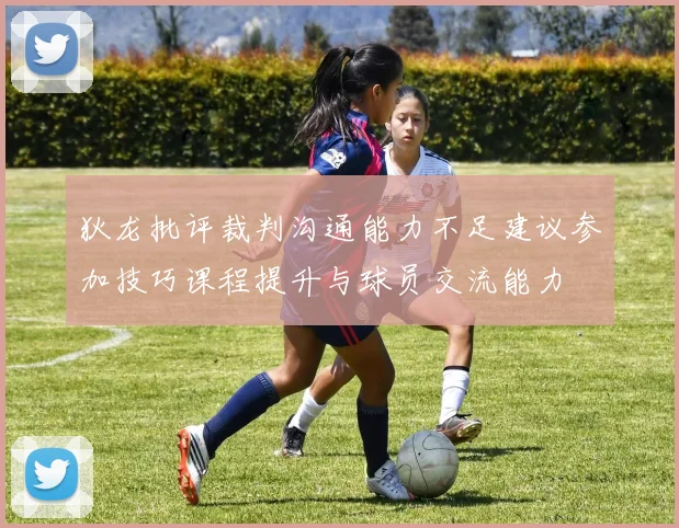 狄龙批评裁判沟通能力不足建议参加技巧课程提升与球员交流能力